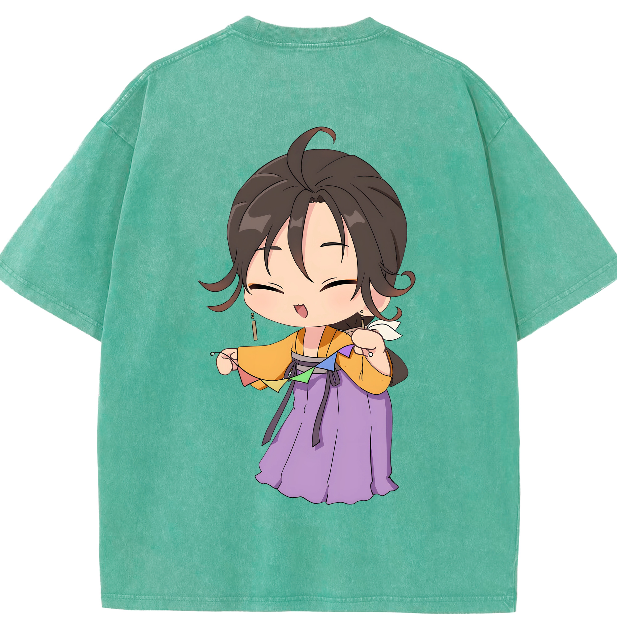 （画像用） 薬屋のひとりごと The Apothecary Diaries 綿100% ヴィンテージ風 半袖Tシャツ（背面プリント）